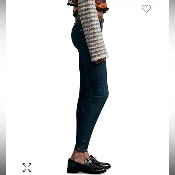 Like new Rag and Bone Cate dark jeans - Picture 3 of 12
